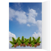 Kerst Camping Paar Liefde Bericht Kaart (Binnen (Links))