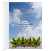 Kerst Camping Paar Liefde Bericht Kaart (Binnen (Rechts))