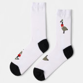 Kerst Canadese Gans Crew Soks Sokken (Links)
