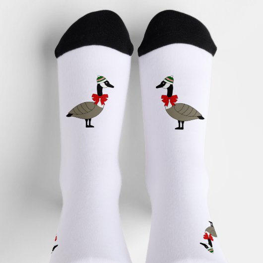 Kerst Canadese Gans Crew Soks Sokken (Top)