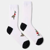 Kerst Canadese Gans Crew Soks Sokken (Rechts)
