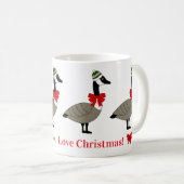 Kerst Canadese Ganzen Mok (Voorkant rechts)