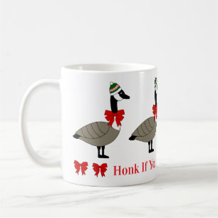 Kerst Canadese Ganzen Mok