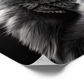 Kerst Candy Cane Critters Raccoon Poster (Hoek)