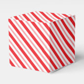 Kerst Candy Cane Gestreepte geschenkdoos Bedankdoosjes (Voorkant Zijde)