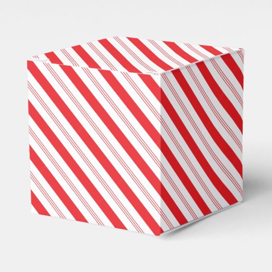 Kerst Candy Cane Gestreepte geschenkdoos Bedankdoosjes (Voorkant Zijde)