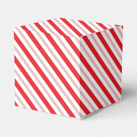 Kerst Candy Cane Gestreepte geschenkdoos Bedankdoosjes (Achterkant)