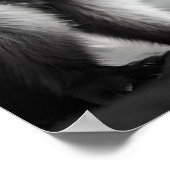 Kerst Candy Cane Raccoon II Poster (Hoek)