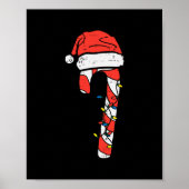 Kerst Candy Cane Santa Kerstmis kinder Peuter Jeug Poster (Voorkant)