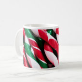 Kerst Candy Cane Vakantie Mok (Voorkant links)