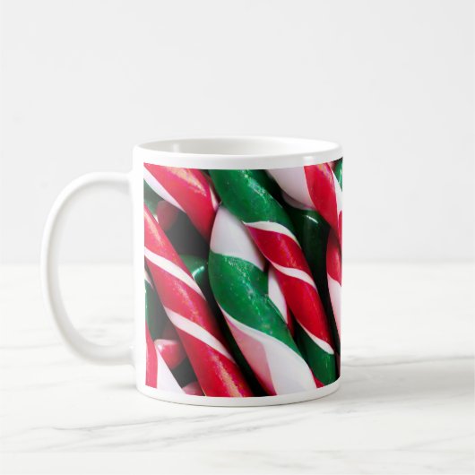 Kerst Candy Cane Vakantie Mok (Links)