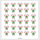 Kerst Candy Canes 30 per vel Sticker (Vel)