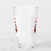Kerst Candy Canes Glazen Tumbler (Links)