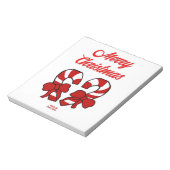 Kerst Candy Canes Notitieblok (14 cm x 15,2 cm) (Linkerzijde)