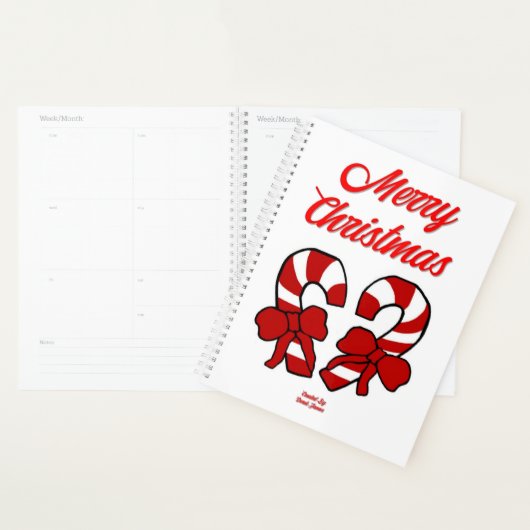 Kerst Candy Canes Standard Planner (Display)