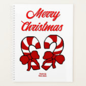 Kerst Candy Canes Standard Planner (Voorkant)