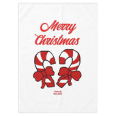Kerst Candy Canes Tafelkleed (Voorkant)