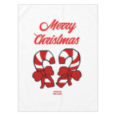Kerst Candy Canes Tafelkleed (Voorkant)