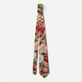 Kerst Candy Necktie Stropdas (Achterkant)