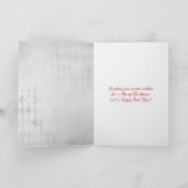 Kerst-Candy-suikerriet voor warme cacao Feestdagen Kaart (Binnen)