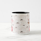 Kerst Candycane Gnome in Chocolade Mok (Center)