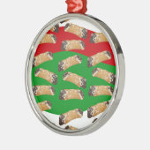 Kerst Cannoli Metalen Ornament (Links)