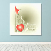 Kerst Canvas Afdruk (Insitu (Houten vloer))