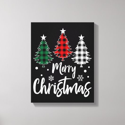Kerst Canvas kunst aan de muur (Voorkant)