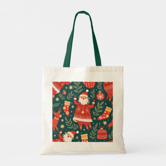 Kerst Canvas tas 3 (Achterkant)