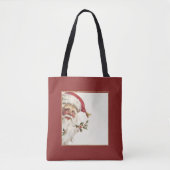 Kerst Canvas tas  Sinterklaas Retro Xmas (Voorkant)