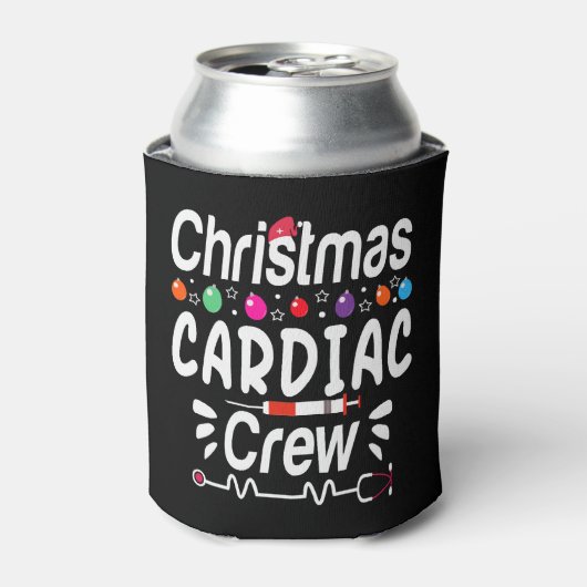 Kerst Cardiac Crew Blikjeskoeler (Blikje Voorkant)