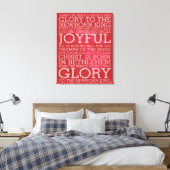 Kerst Carol Canvas Mark de Herald (Insitu (Slaapkamer))