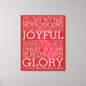 Kerst Carol Canvas Mark de Herald (Voorkant)