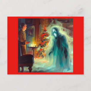 Kerst Carol Ghost of Christmas Future Feestdagenkaart