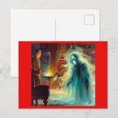 Kerst Carol Ghost of Christmas Future Feestdagenkaart (Voorkant / Achterkant)