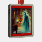 Kerst Carol Ghost of Christmas Future Metalen Ornament (Rechts)