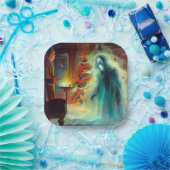 Kerst Carol Ghost of Christmas Future Papieren Bordje (Feest)