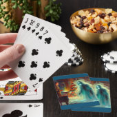 Kerst Carol Ghost of Christmas Future Pokerkaarten (Insitu)