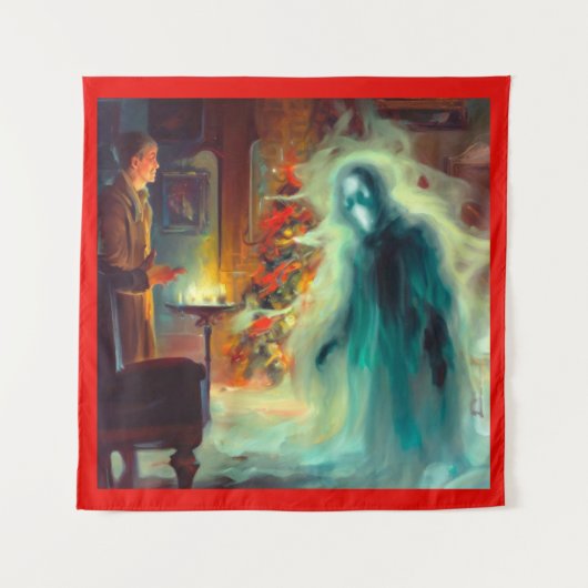 Kerst Carol Ghost of Christmas Future Wandkleed (Voorkant)