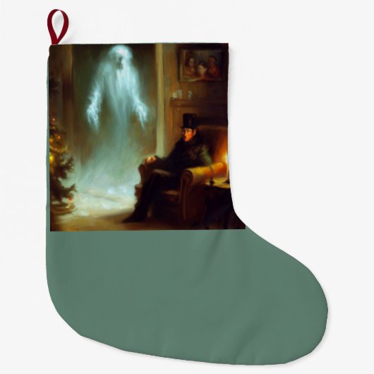 Kerst Carol Ghost of Christmas Past Grote Kerstsok (Voorkant)