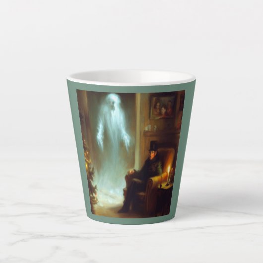 Kerst Carol Ghost of Christmas Past Latte Mok (Voorkant)