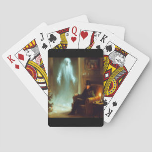 Kerst Carol Ghost of Christmas Past Pokerkaarten
