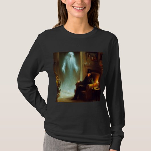Kerst Carol Ghost of Christmas Past T-shirt (Voorkant)