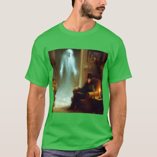 Kerst Carol Ghost of Christmas Past T-shirt (Voorkant)