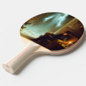 Kerst Carol Ghost of Christmas Past Tafeltennisbatje (Voorkant Gekanteld)