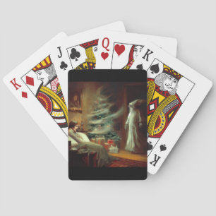 Kerst Carol Ghost van Kerstmis cadeau Pokerkaarten