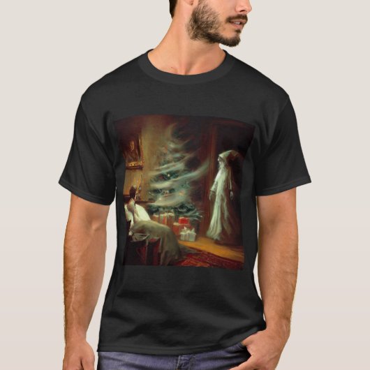 Kerst Carol Ghost van Kerstmis cadeau T-shirt (Voorkant)