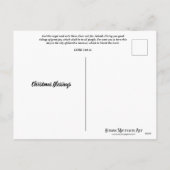 Kerst Carol Kittens Schattig Dier Christelijk Feestdagenkaart (Achterkant)