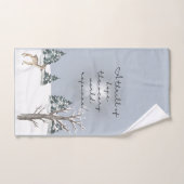 Kerst Carol lyrische handdoek (Handdoek)