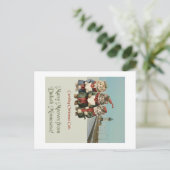 Kerst Caroling Cats Duluth Minnesota Briefkaart (Staand voorkant)